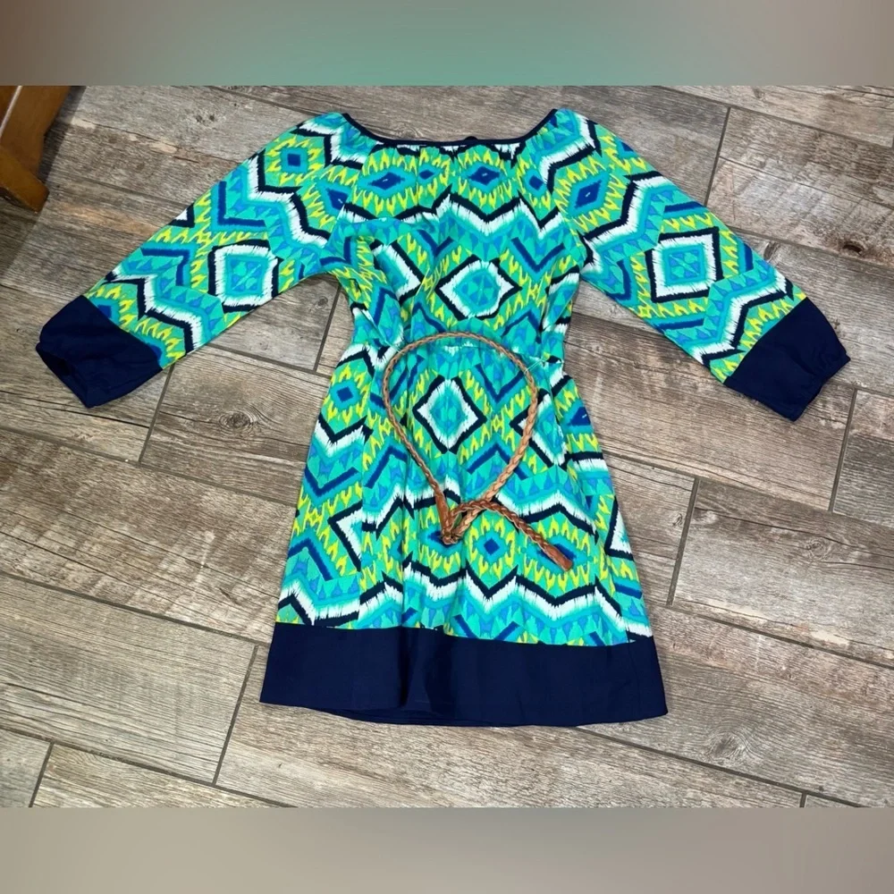 Colorful Geometric Kids Dress​